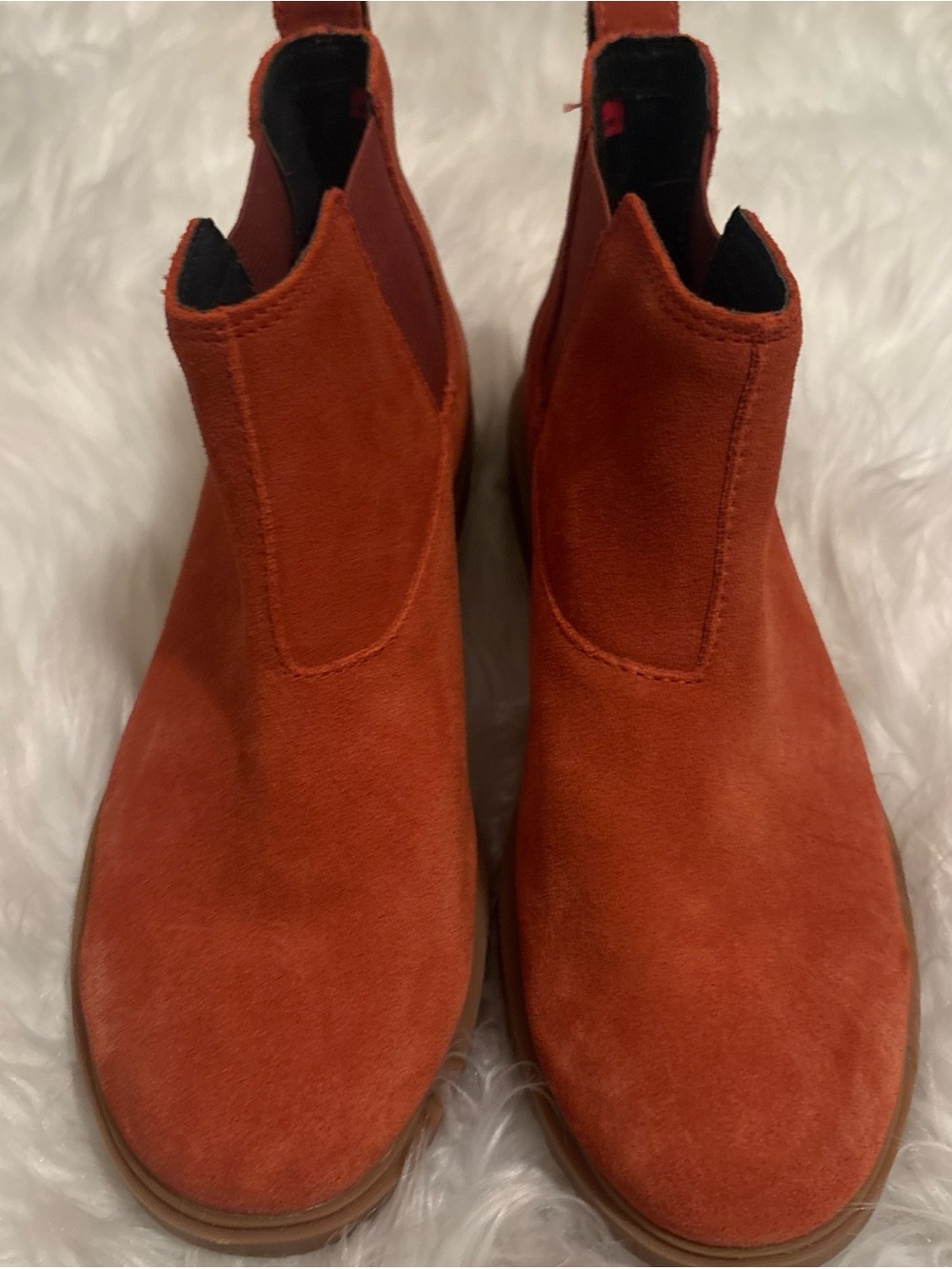 Sorel Women's Burnt Orange Suede Ankle Booties